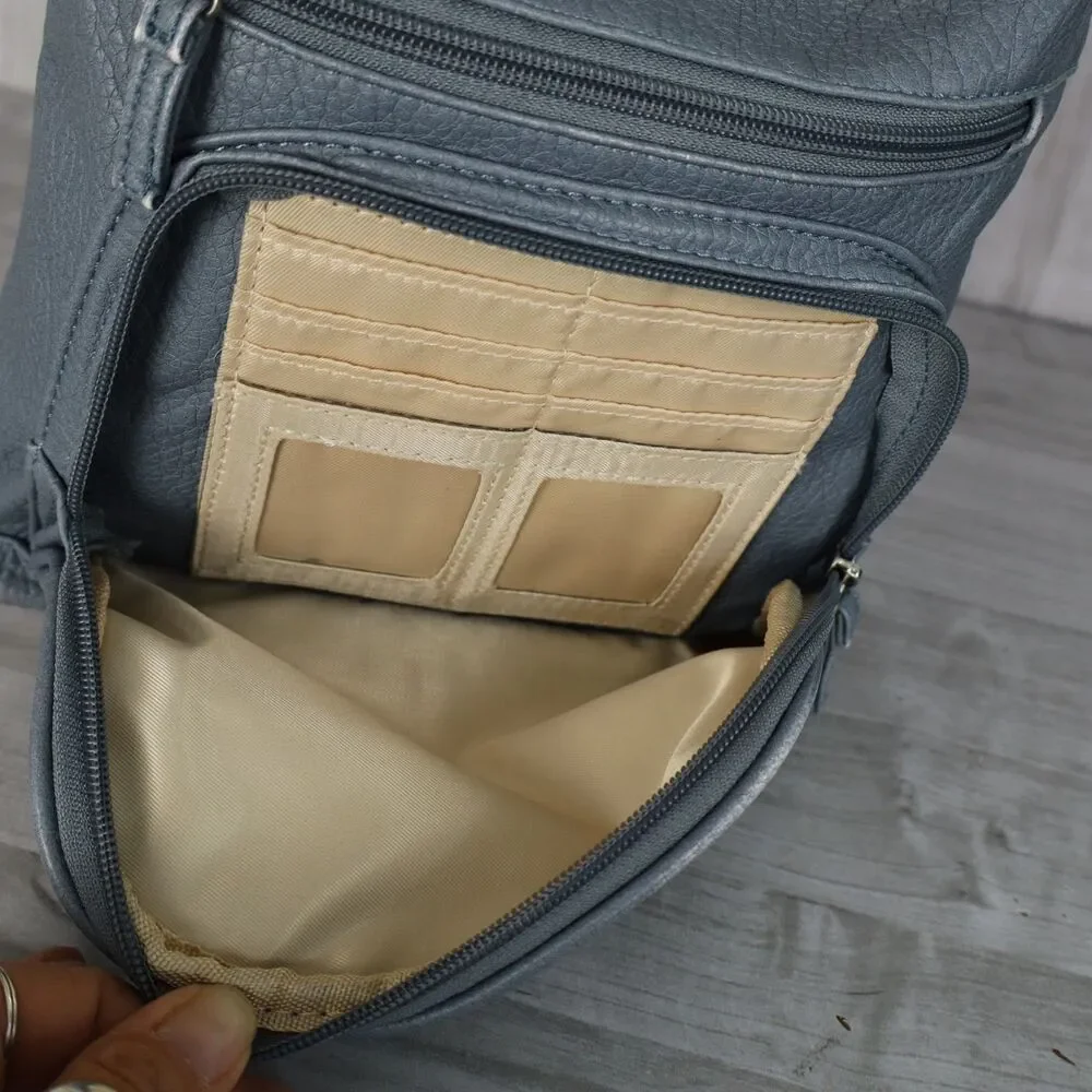Purse King Slate Blue 9